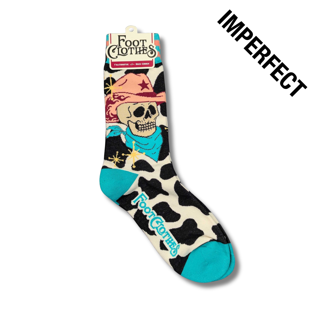 IMPERFECT Disco Cowboy Crew Socks (1 pair)