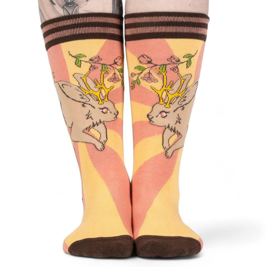 Jackalope Crew Socks