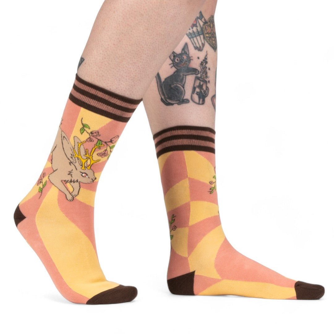 Jackalope Crew Socks