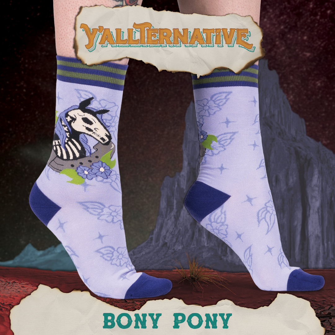 Bony Pony Crew Socks