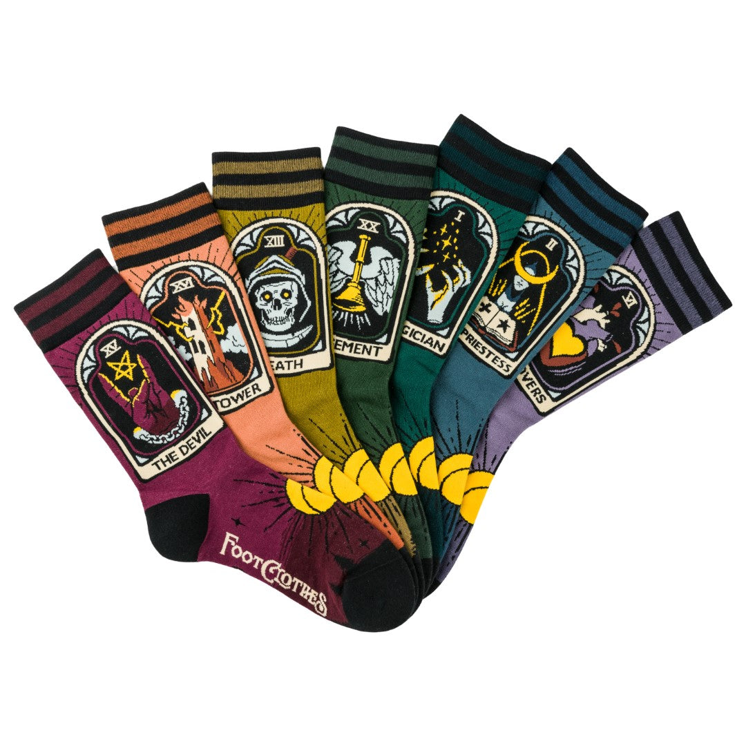 Tarot Nouveau Crew Sock Pack | 7 Designs