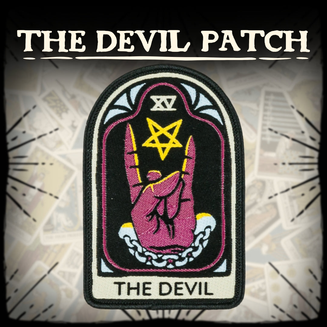 LIMITED The Devil Tarot Nouveau Iron-On Patch