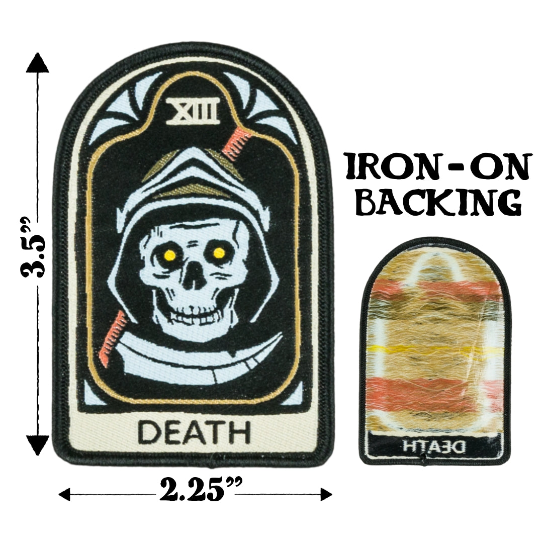 LIMITED Death Tarot Nouveau Iron-On Patch