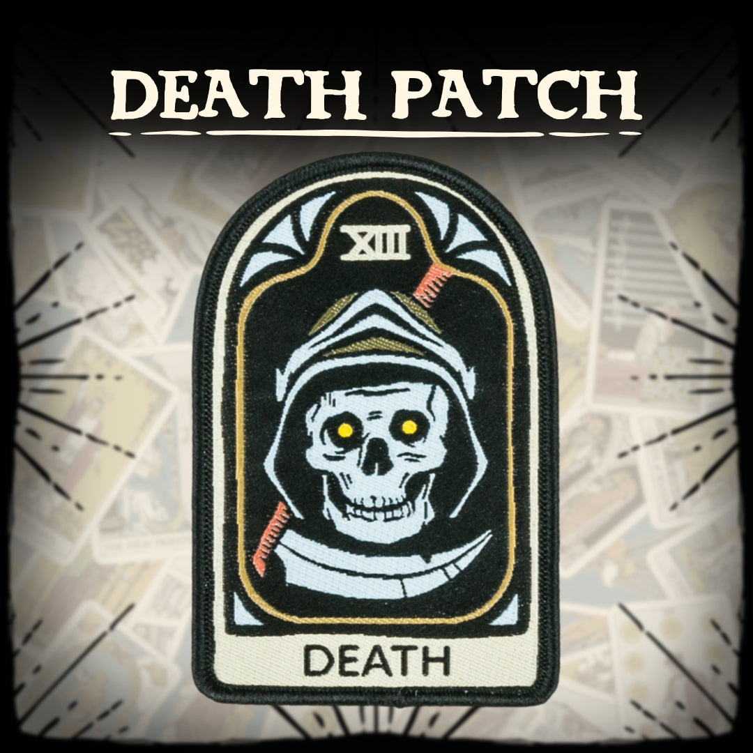 LIMITED Death Tarot Nouveau Iron-On Patch