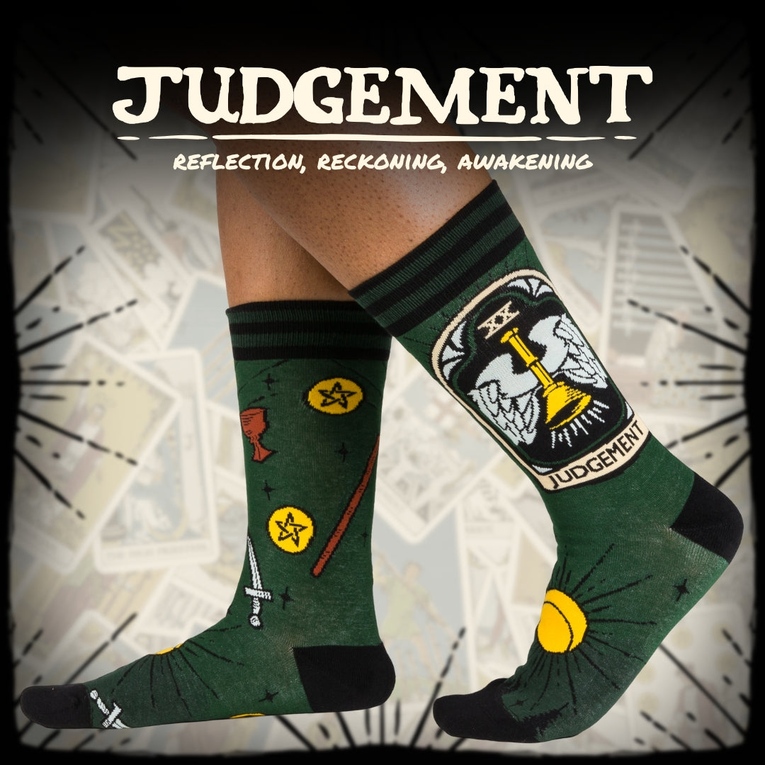 Judgement Tarot Nouveau Crew Socks