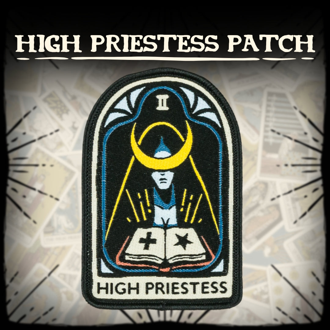 LIMITED The High Priestess Tarot Nouveau Iron-On Patch