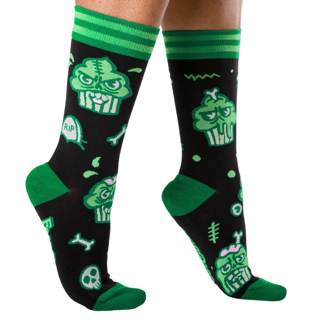 Zombie Cupcake Crew Socks