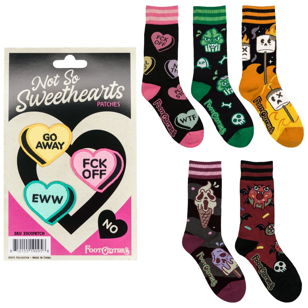 LIMITED Not So Sweet Socks and Patches Pack