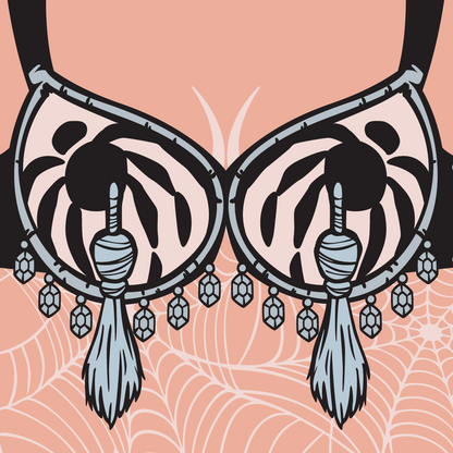 Elvira Tassel Temptress Ankle Socks