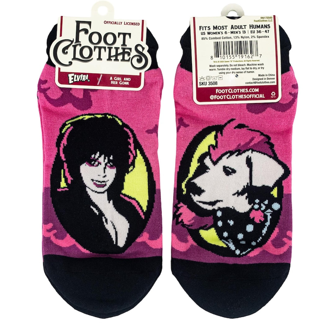 Elvira A Girl and Her Gonk Ankle Socks