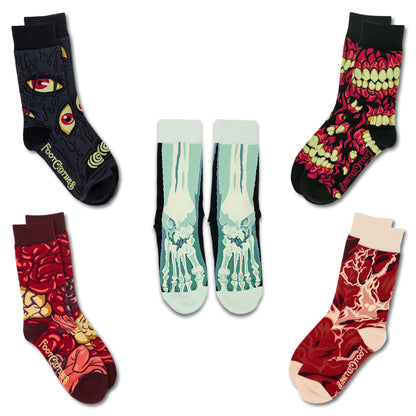 Weird Anatomy Reanimated Sock Pack | 5 Designs
