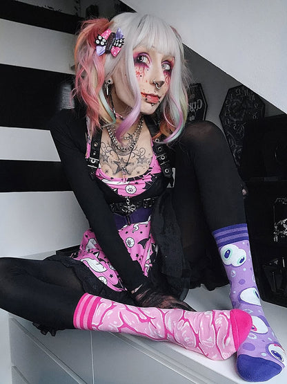 Peepers Eyeball Crew Socks