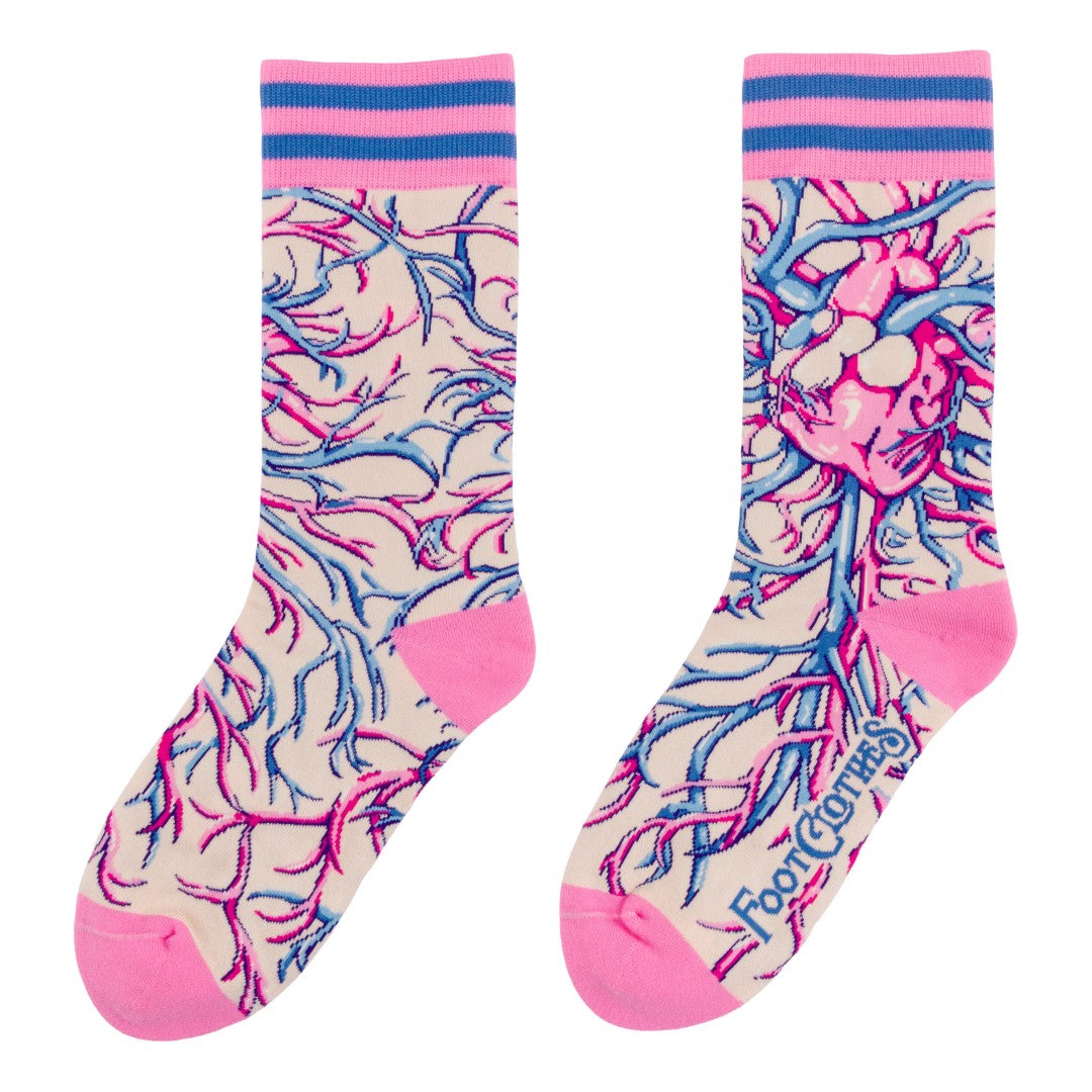 Aortic Entanglement Crew Socks