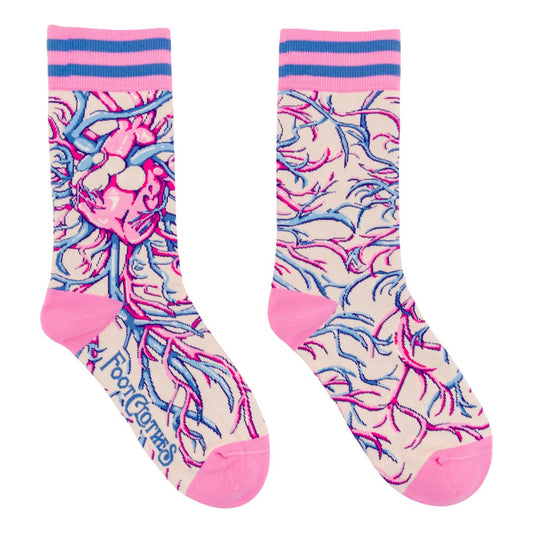 Aortic Entanglement Crew Socks