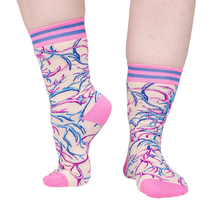 Aortic Entanglement Crew Socks