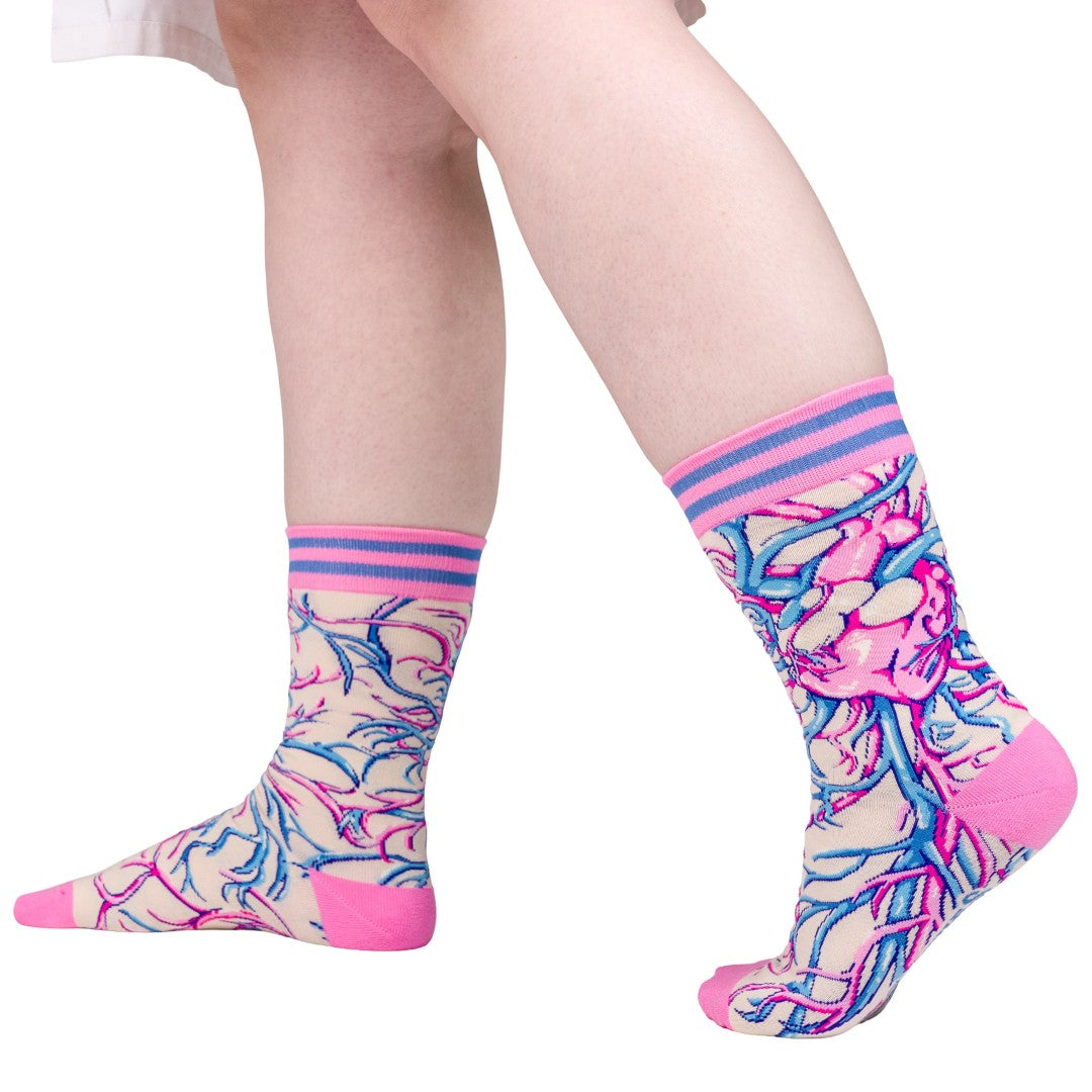 Aortic Entanglement Crew Socks