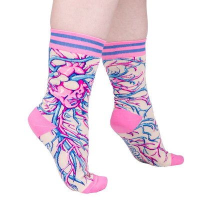 Aortic Entanglement Crew Socks