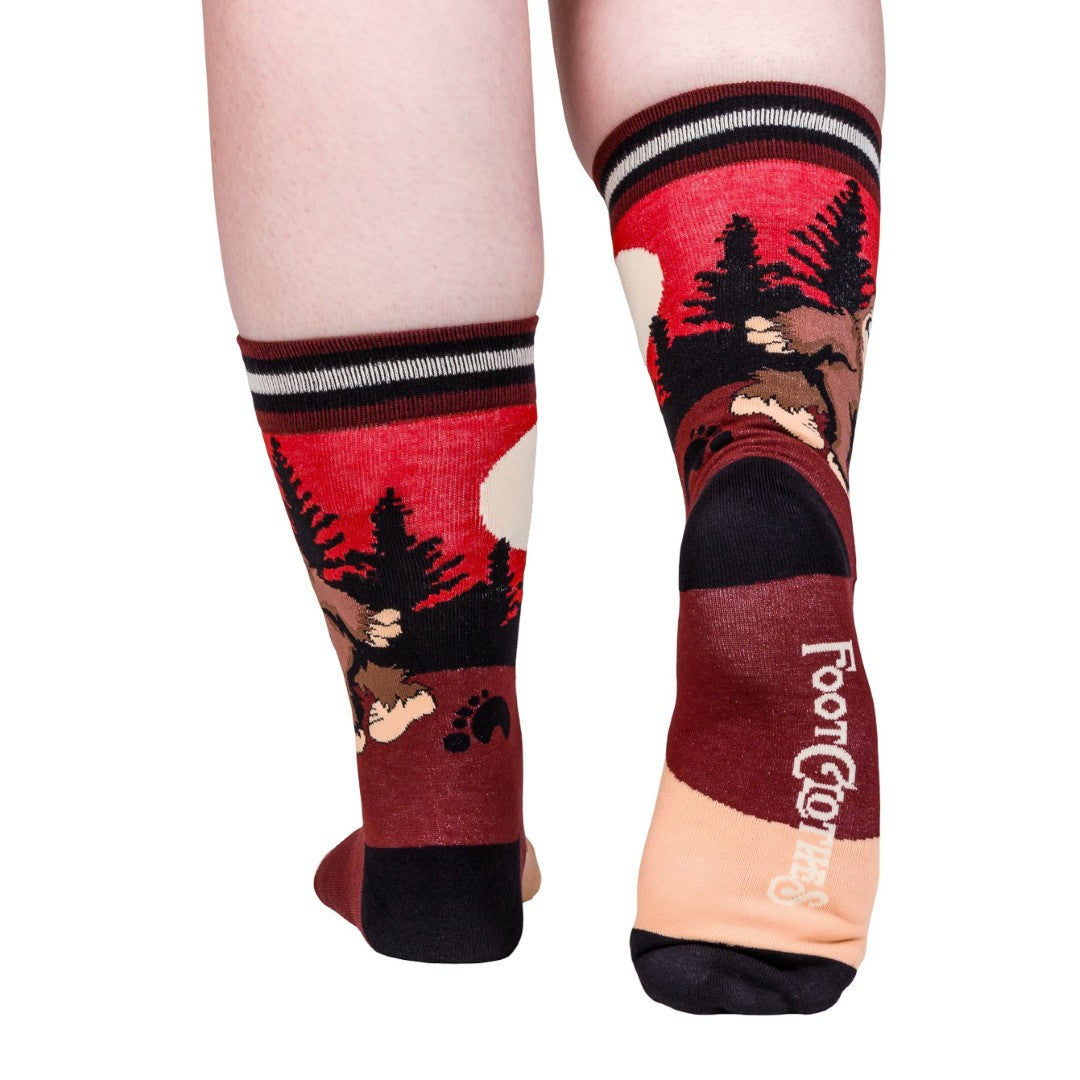 Cute Bigfoot Crew Socks