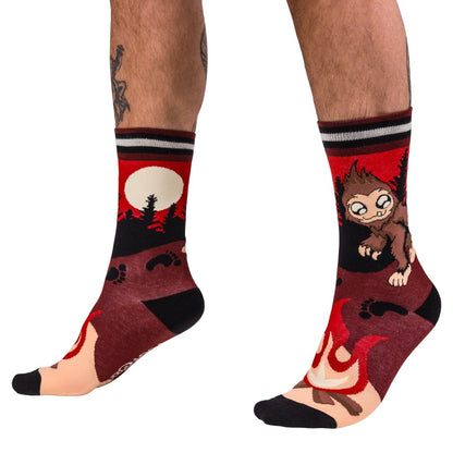 Cute Bigfoot Crew Socks