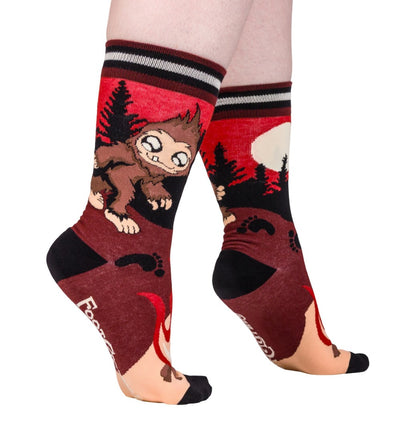 Cute Bigfoot Crew Socks