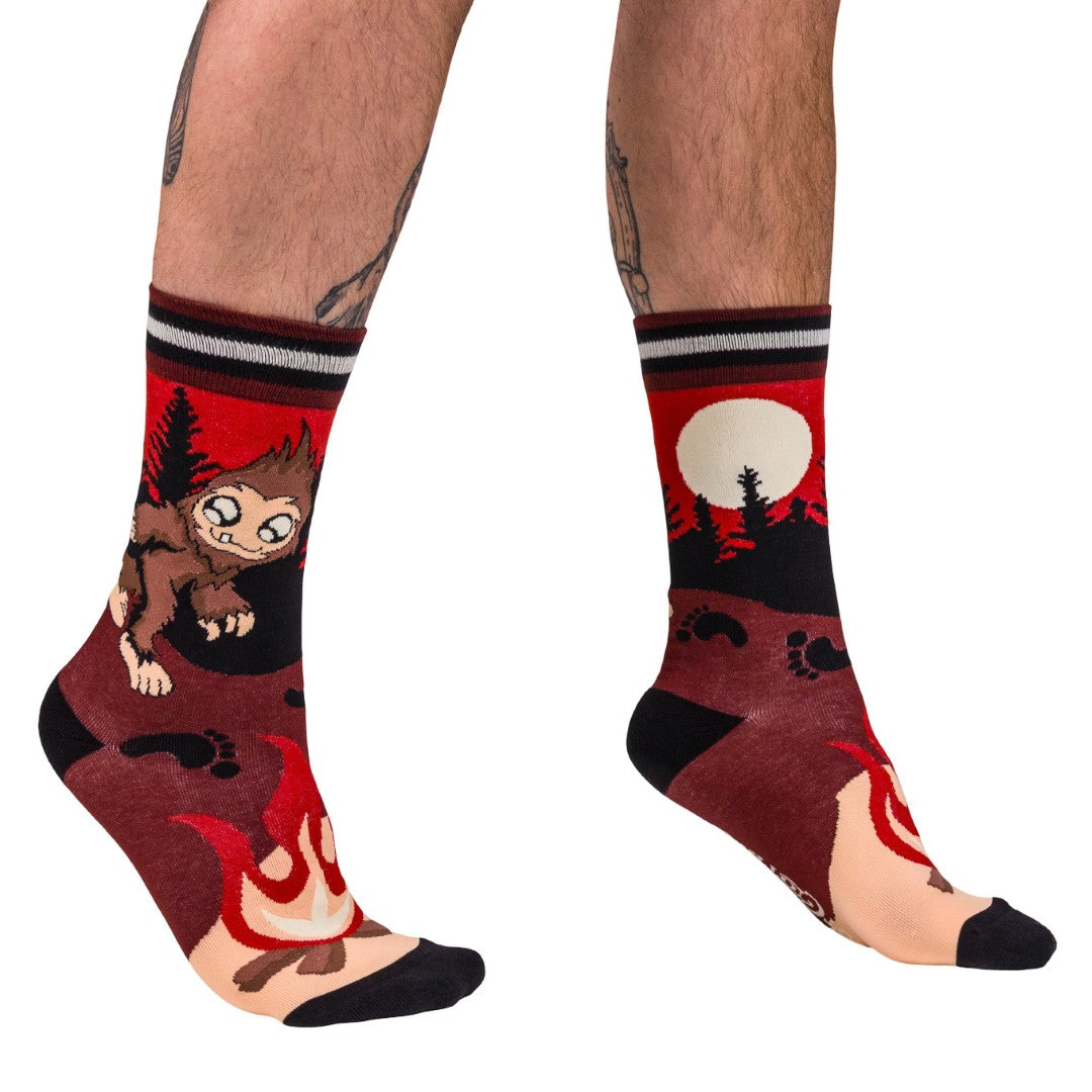 Cute Bigfoot Crew Socks
