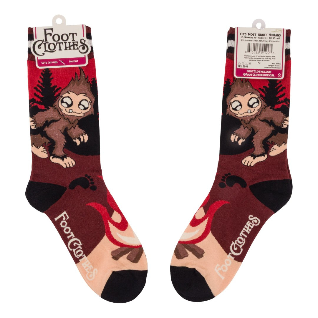 Cute Bigfoot Crew Socks