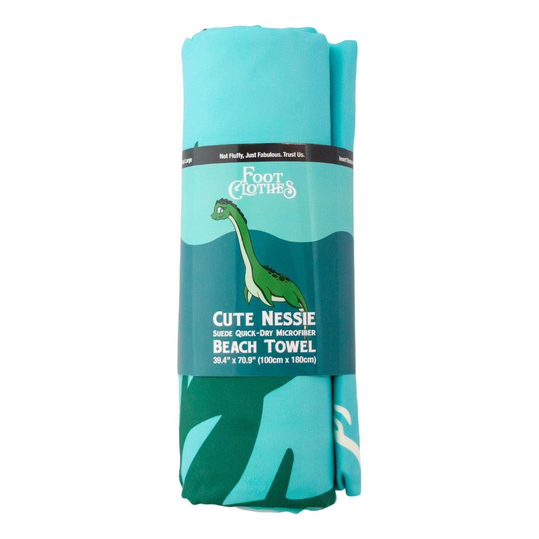 LIMITED Cute Nessie Quick Dry Suede Beach Towel