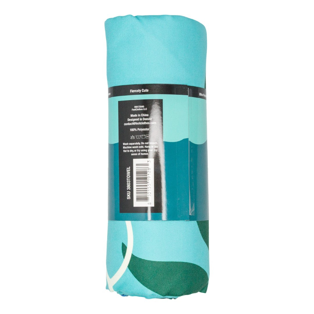 LIMITED Cute Nessie Quick Dry Suede Beach Towel