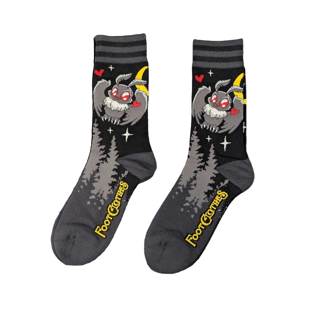 IMPERFECT Cute Mothman Crew Socks (1 Pair)