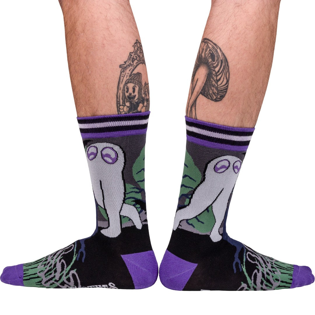 Cute Fresno Nightcrawler Crew Socks