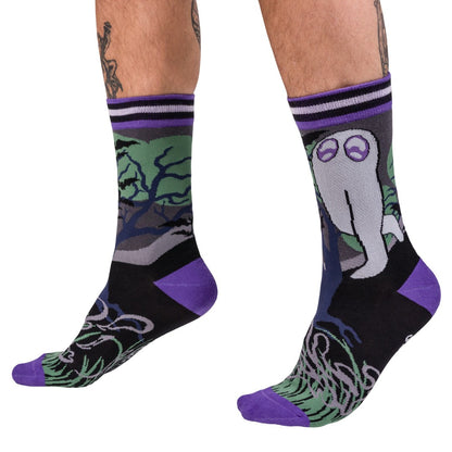 Cute Fresno Nightcrawler Crew Socks