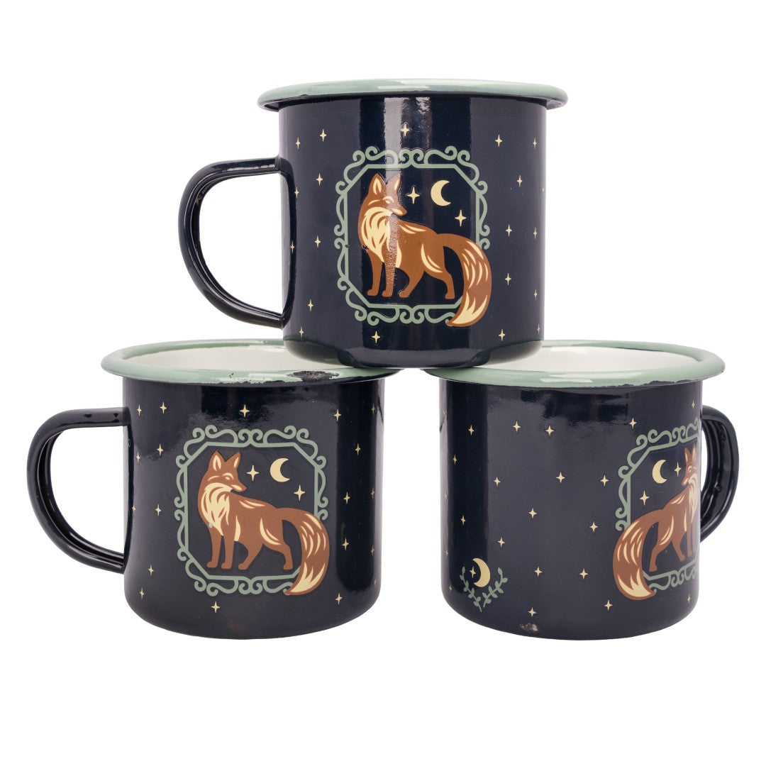 IMPERFECT The Fox Enamel Mug (1 Mug)