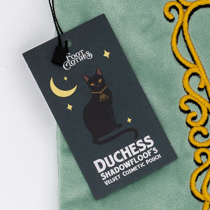 Duchess Shadowfloof's Mew World Order Large Velvet Cosmetics Bag