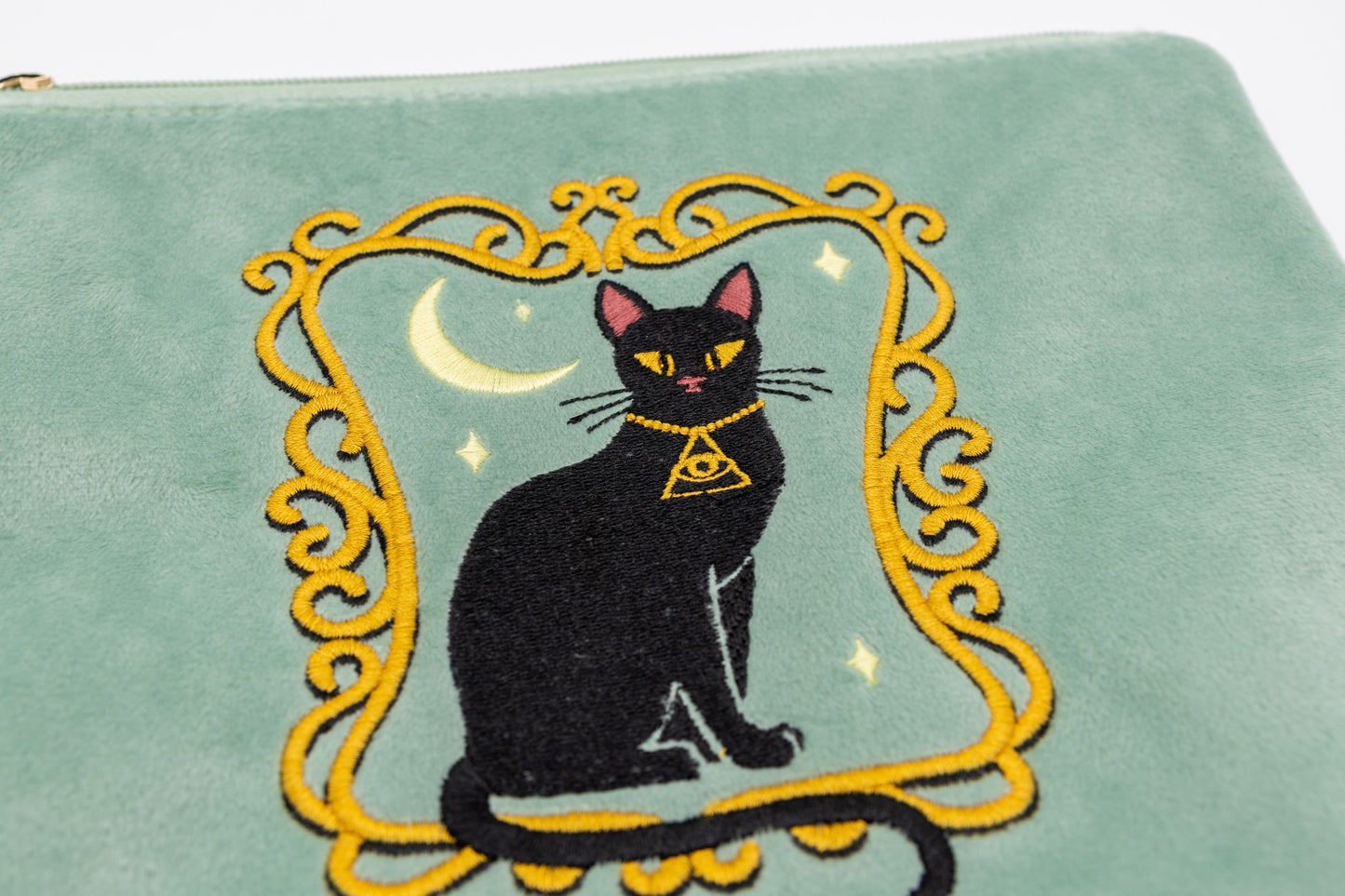 Duchess Shadowfloof's Mew World Order Large Velvet Cosmetics Bag