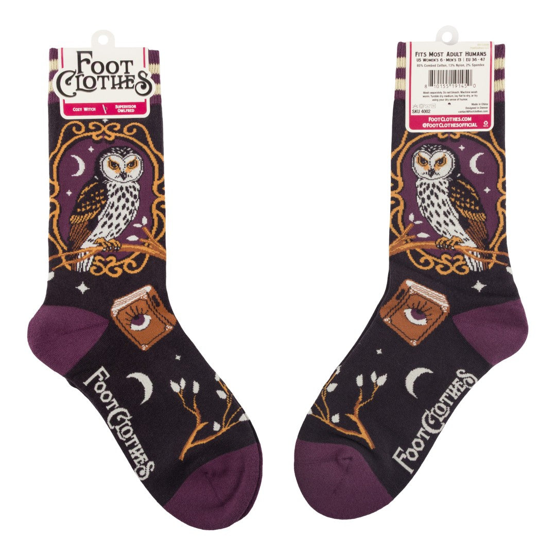 Supervisor Owlfred Crew Socks