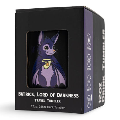Batrick, Lord of Darkness Travel Tumbler