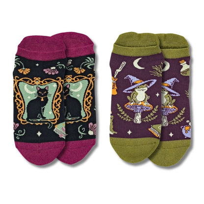 Cozy Witch Ankle Sock Pack | 2 Designs - FootClothes