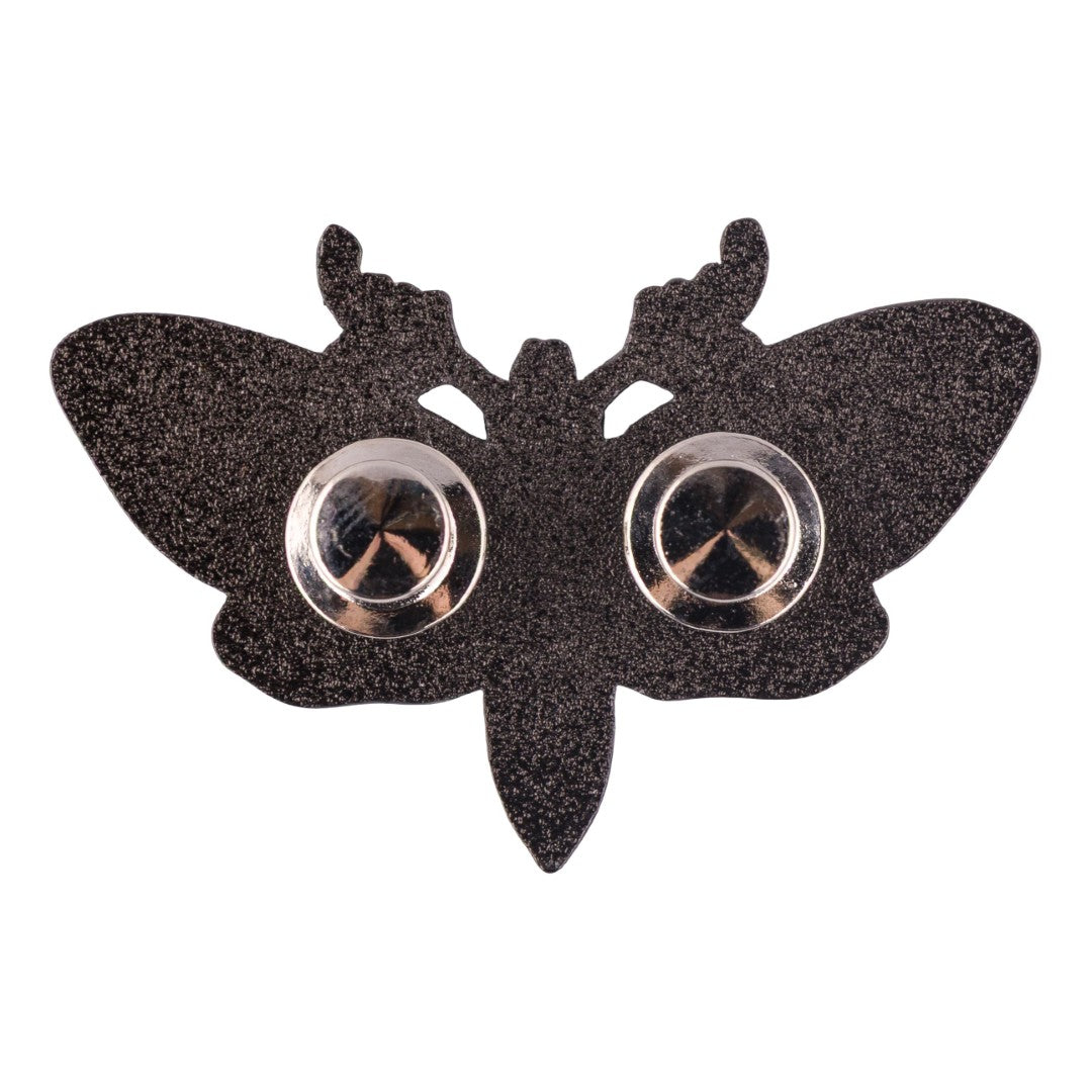 LIMITED Death's Head Moth Hard Enamel Pin
