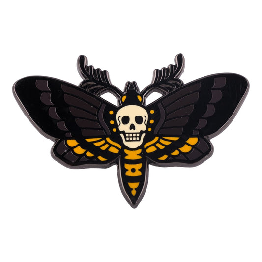 LIMITED Death's Head Moth Hard Enamel Pin
