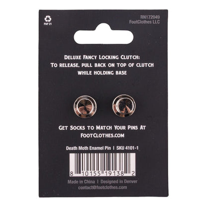 LIMITED Death's Head Moth Hard Enamel Pin