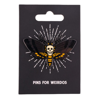 LIMITED Death's Head Moth Hard Enamel Pin