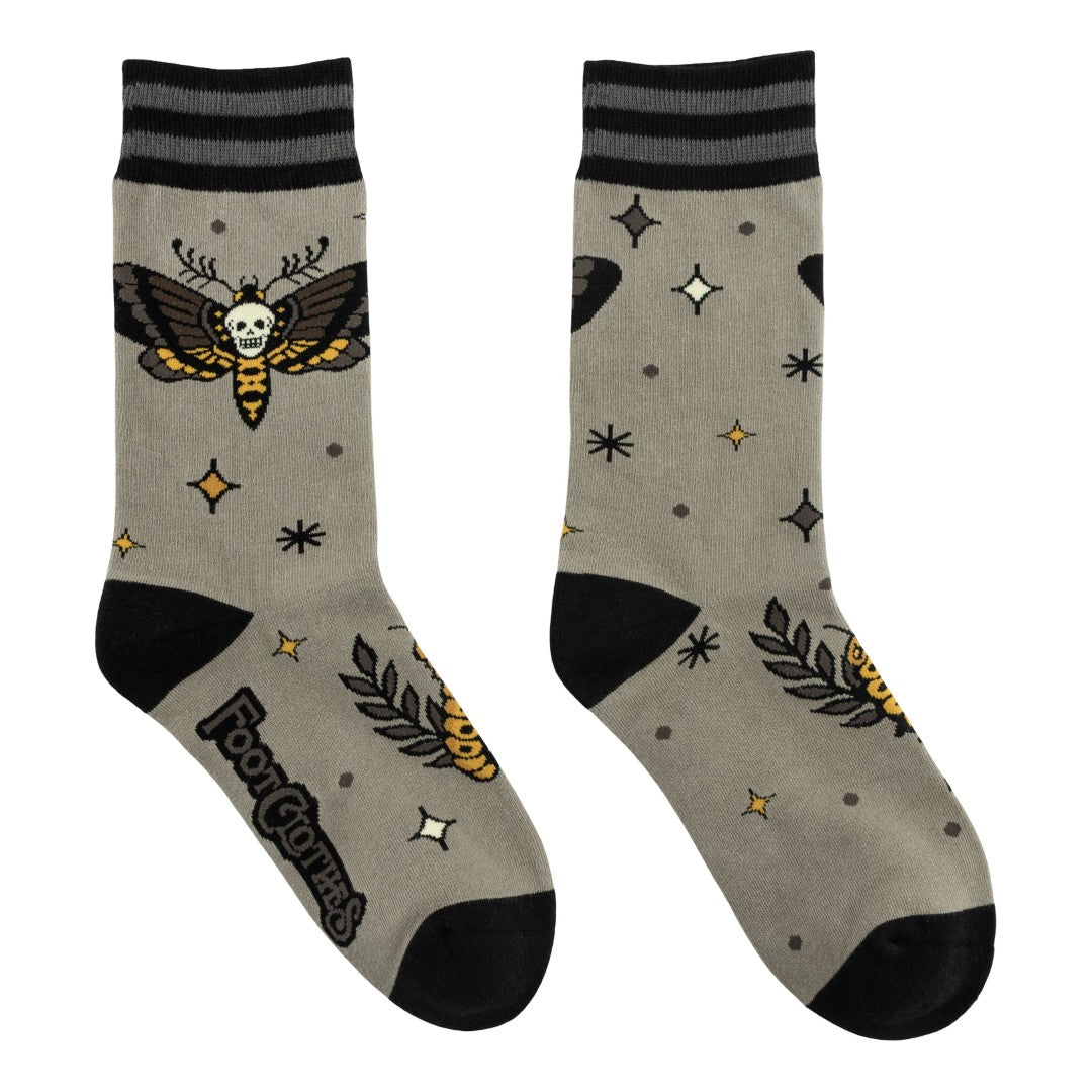 LIMITED Metamorphosis Death Moth Crew Sock and Pin Pack