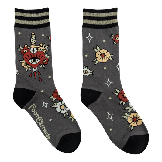 Love Hurts Crew Socks