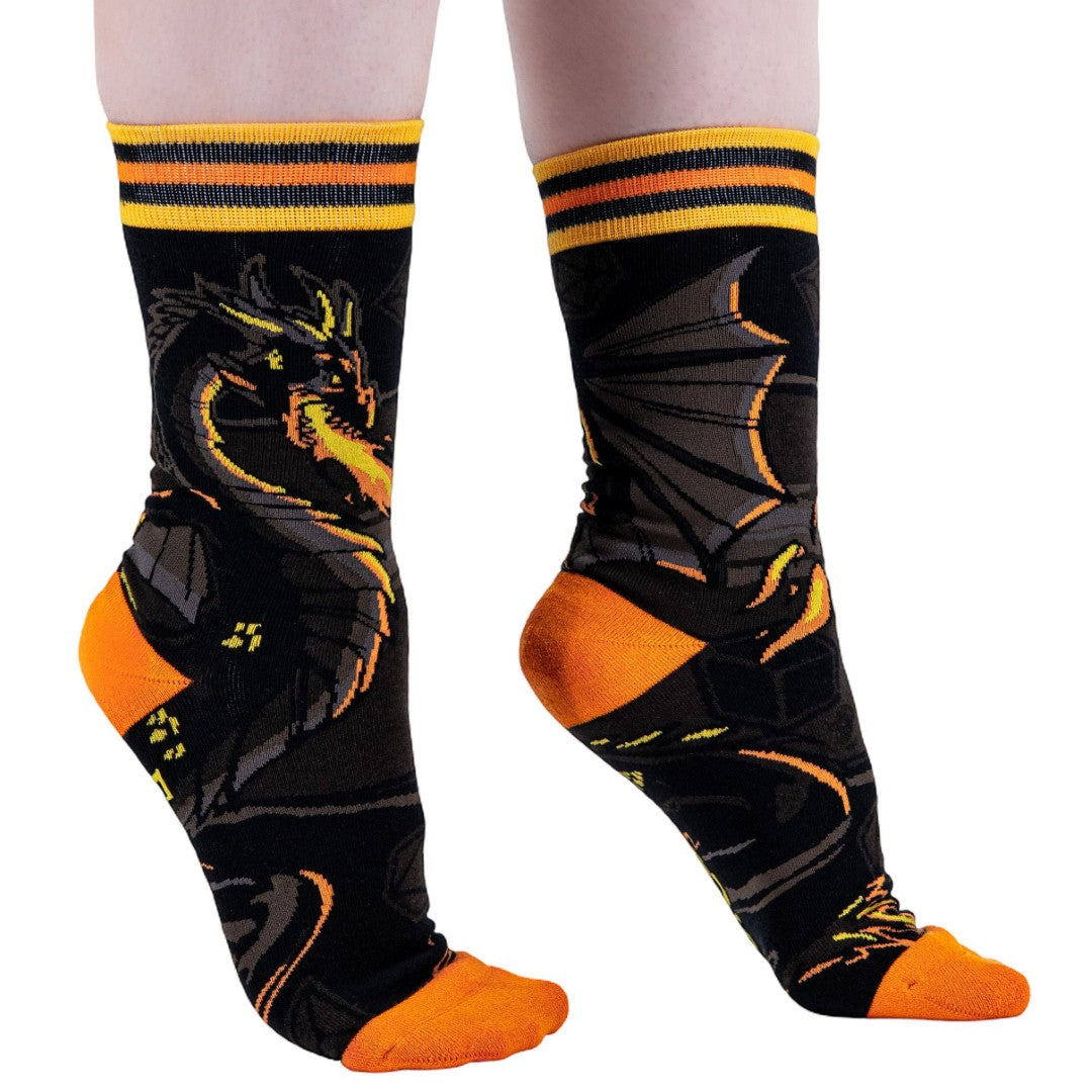 Dragon's Flame Crew Socks