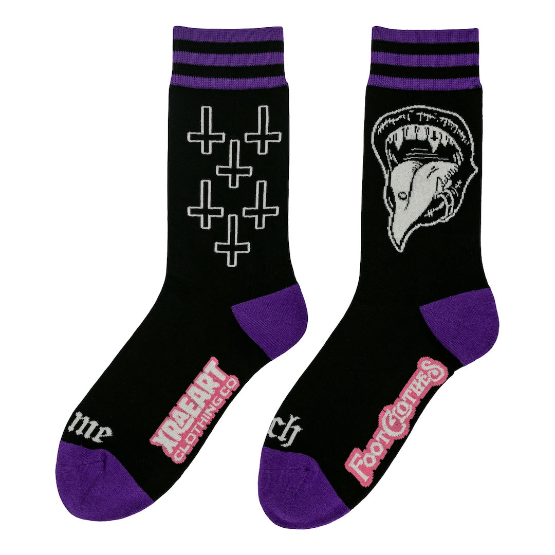 Bite Me Bitch Crew Socks - FootClothes