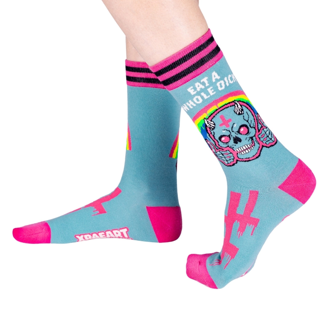 Friendly Advice Crew Socks - FootClothes