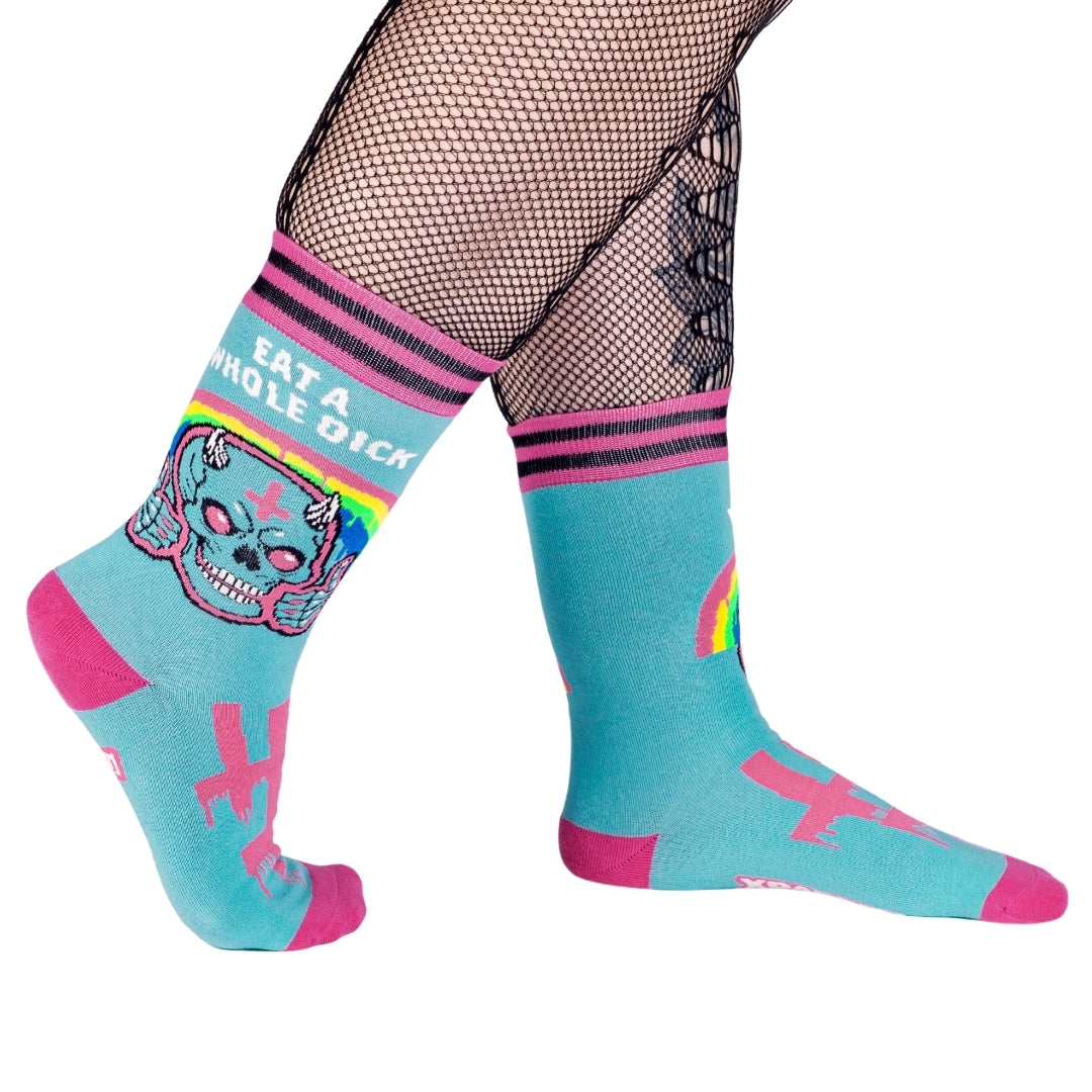 Friendly Advice Crew Socks - FootClothes