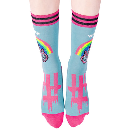 Friendly Advice Crew Socks - FootClothes