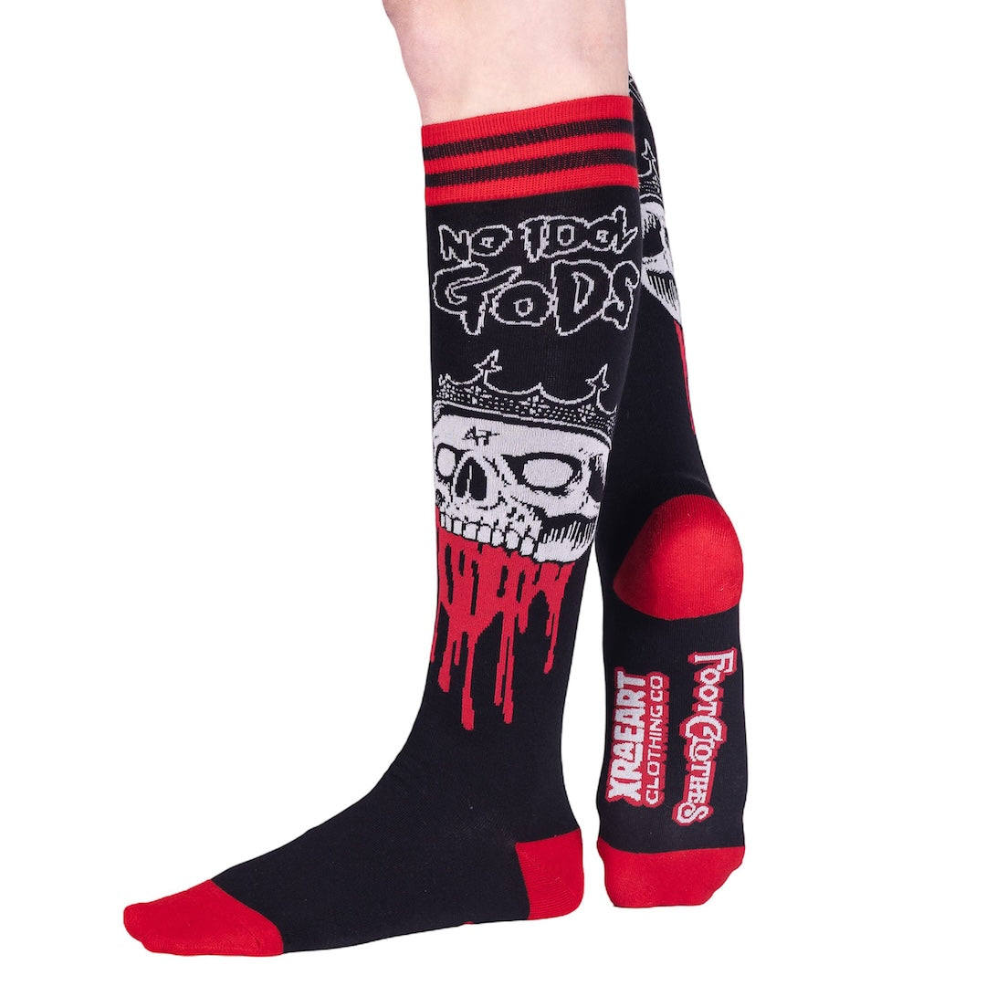 No False Kings No Idol Gods Knee High Socks - FootClothes