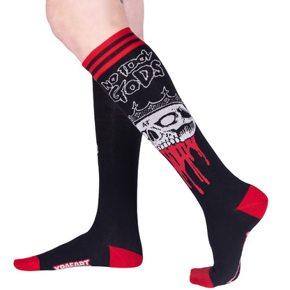 No False Kings No Idol Gods Knee High Socks - FootClothes